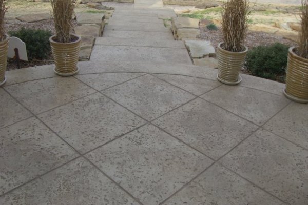 Decorative Concrete Walkway Construction Services